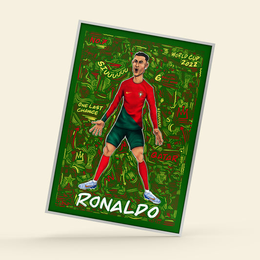 Christiano Ronaldo A3 Poster